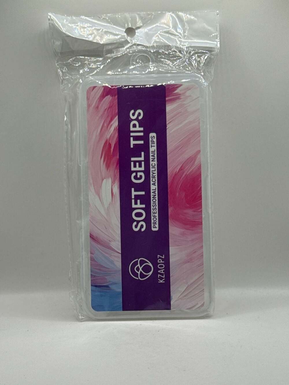KZAOPZ Soft Gel Nail Tips Extra Short 12 Sizes Clear Professional